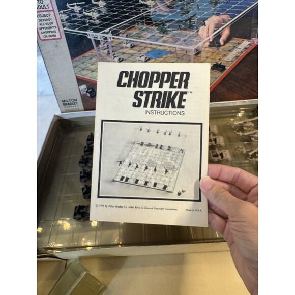 Vintage 1976 Chopper Strike Board Game – Milton Bradley 100% COMPLETE Orig Box - Picture 7 of 16
